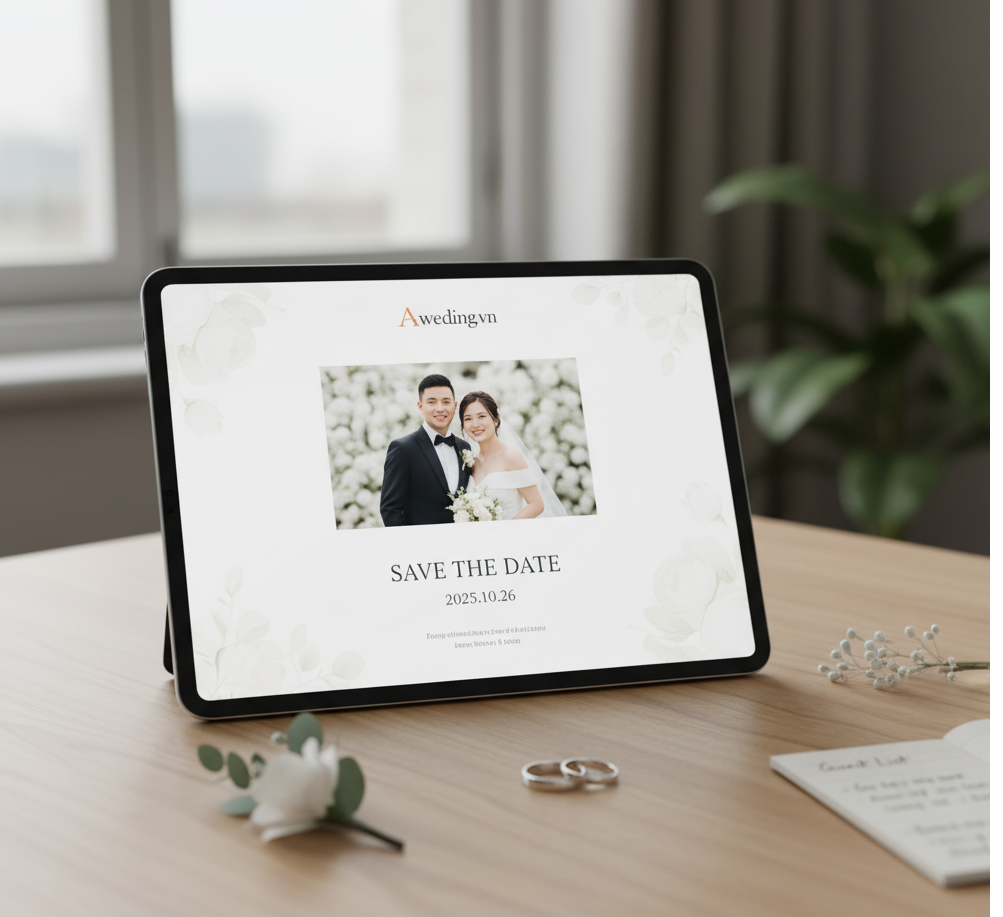 Thiệp Cưới Online Hot Nhất Năm 2025
