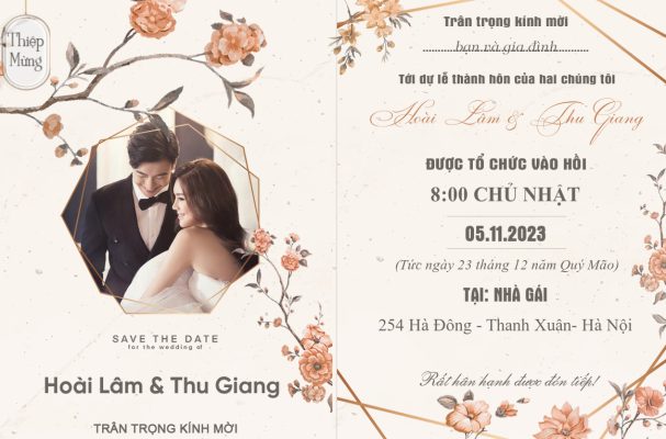 Tạo thiệp cưới online