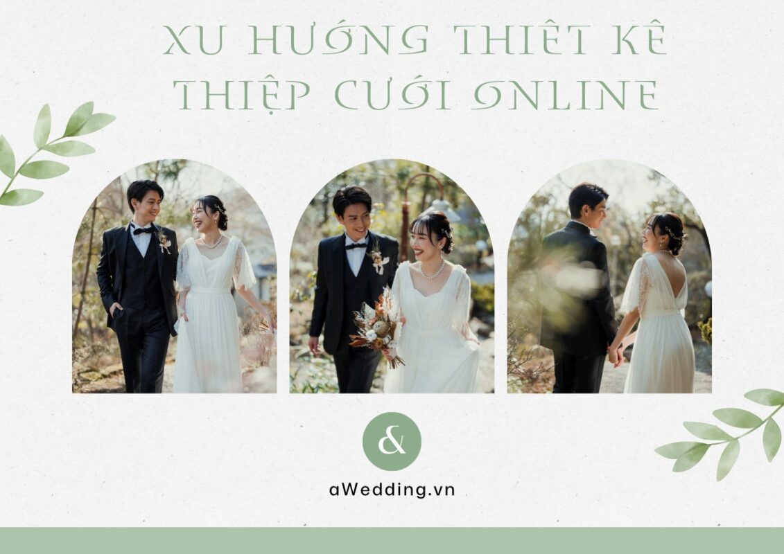 xu hướng thiết kế thiệp cưới online