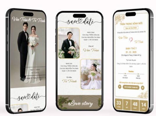 Mẫu Thiệp Cưới Đẹp